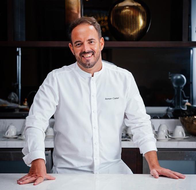 Globally recognized pastry chef Romain Castet