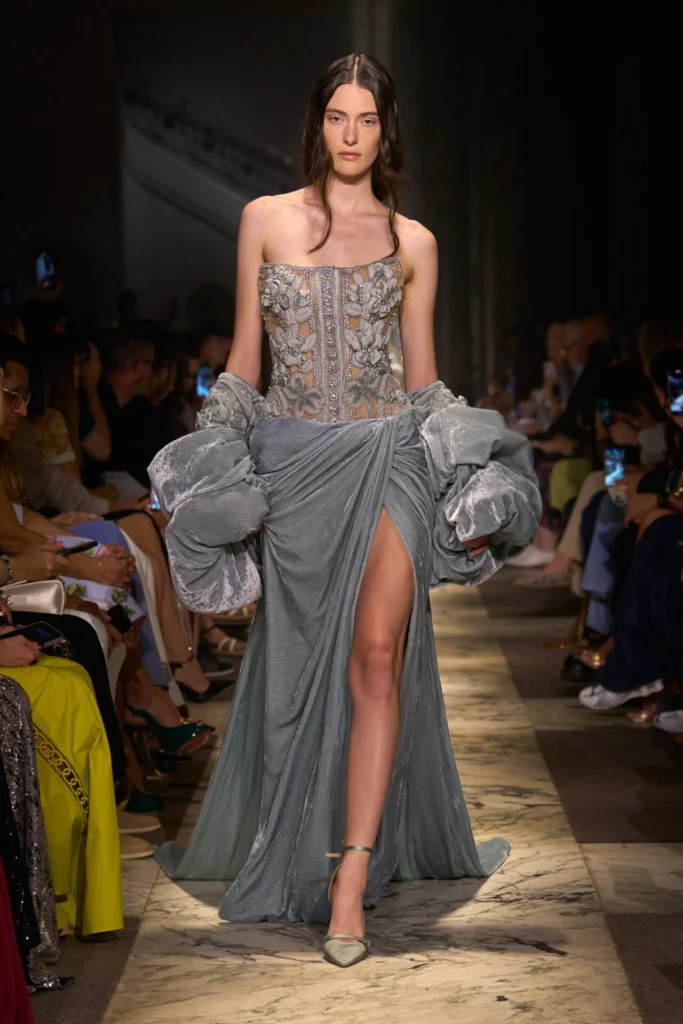 slim fit dress slacks Baby Blue Tulle Performance Cape Luxury Runway Costumes Outfit – TANYA  BRIDAL main image 1