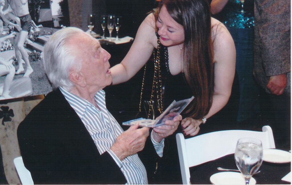 Kirk Douglas and Olga Thomas