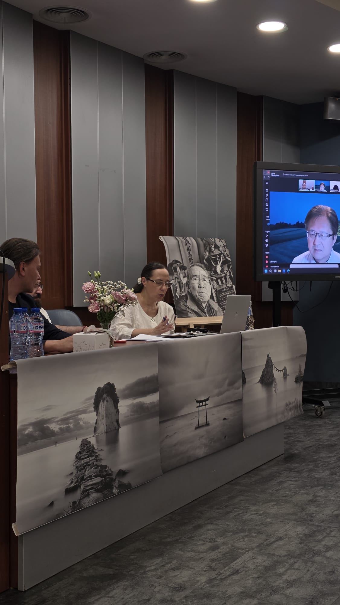 Participants during the Somnia Disaster educational presentation at Sofia University