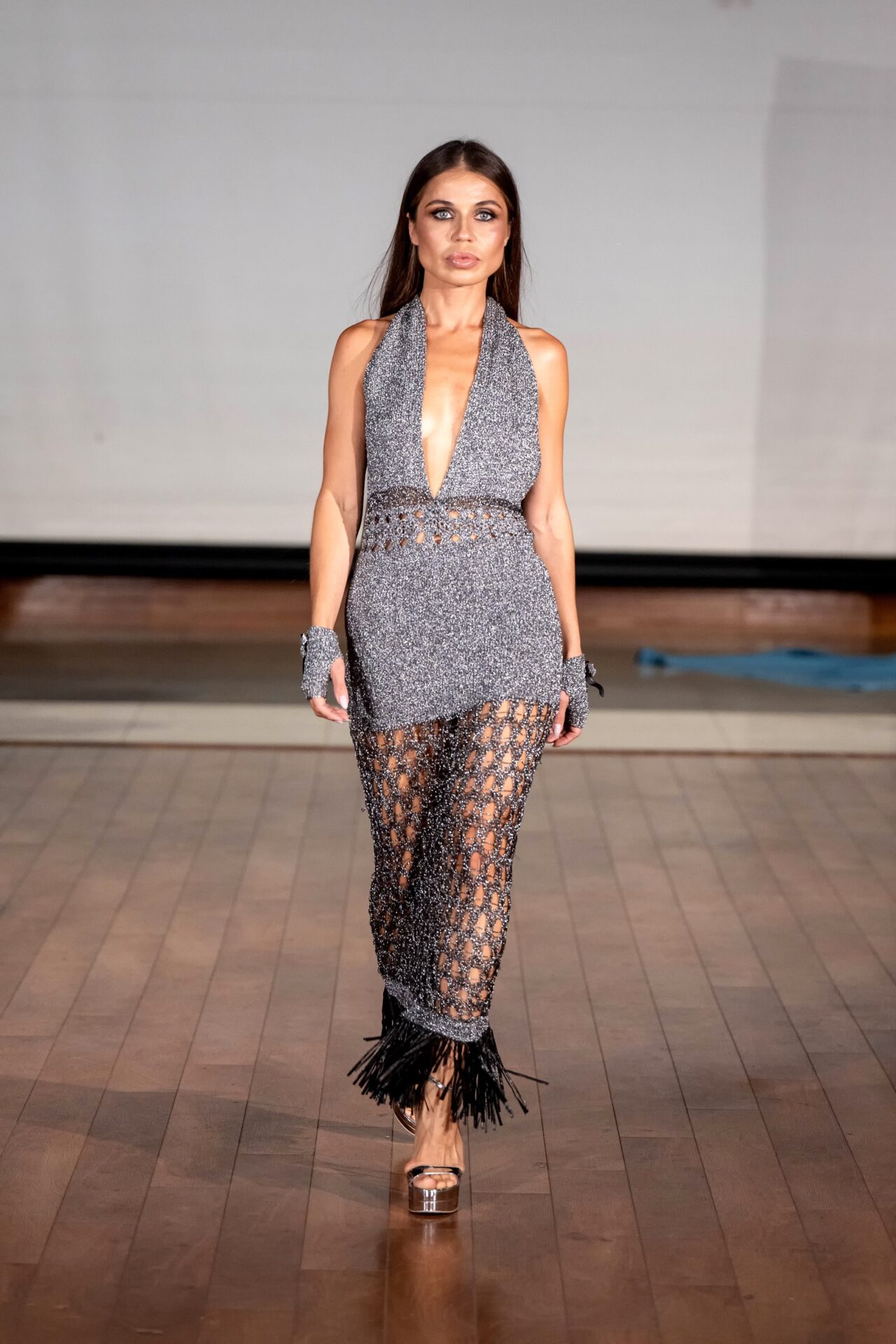 SKIBINA KNIT model at Sunny Isles Beach Fashion Week 2026