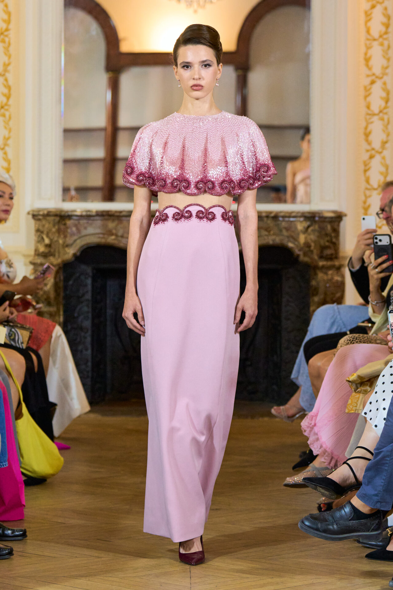 Dana Almulla Echoes of Timeless Art couture runway look