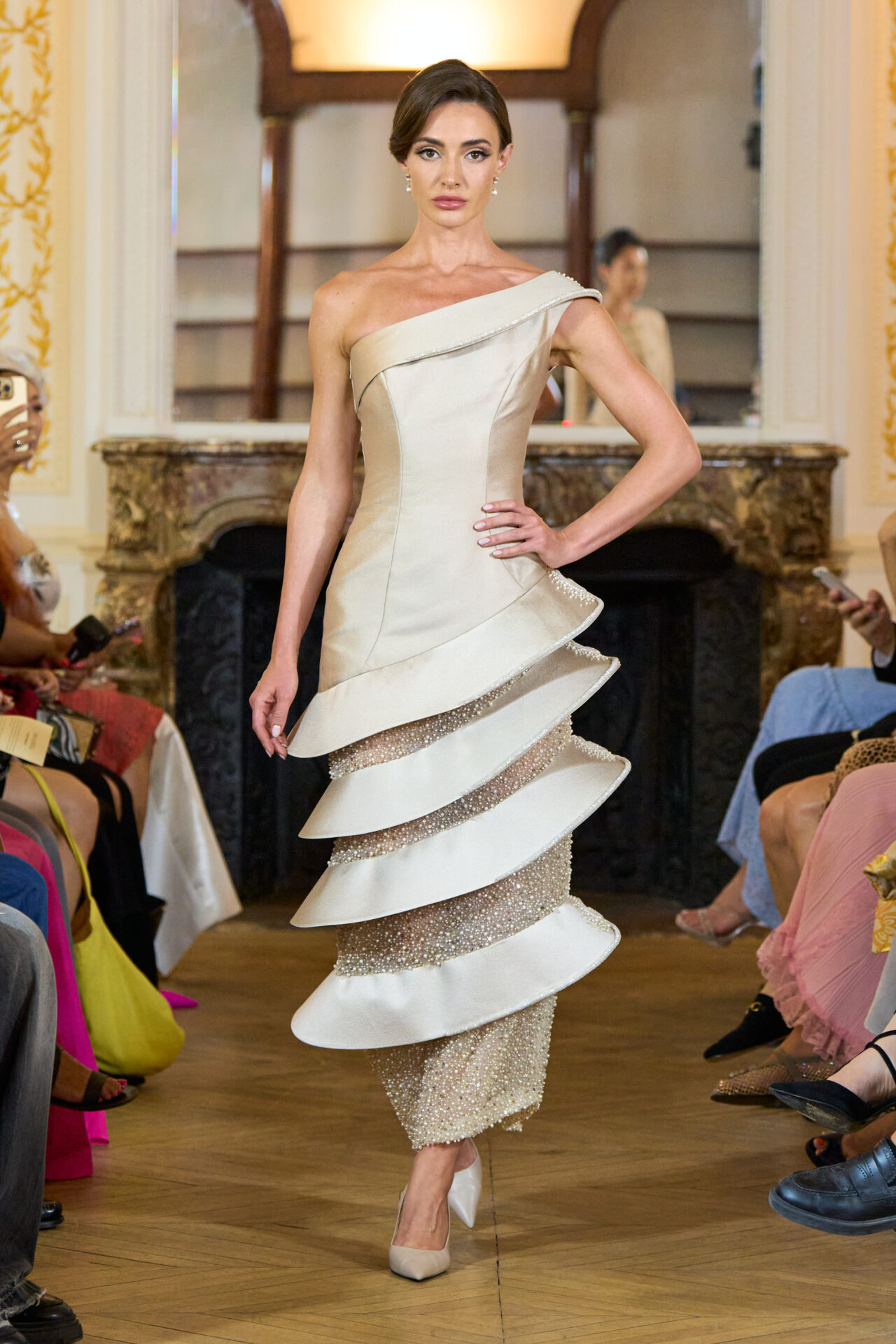 Dana Almulla couture runway look Paris